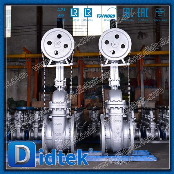 Cast Steel Gate Valve With Chain Wheel Driven