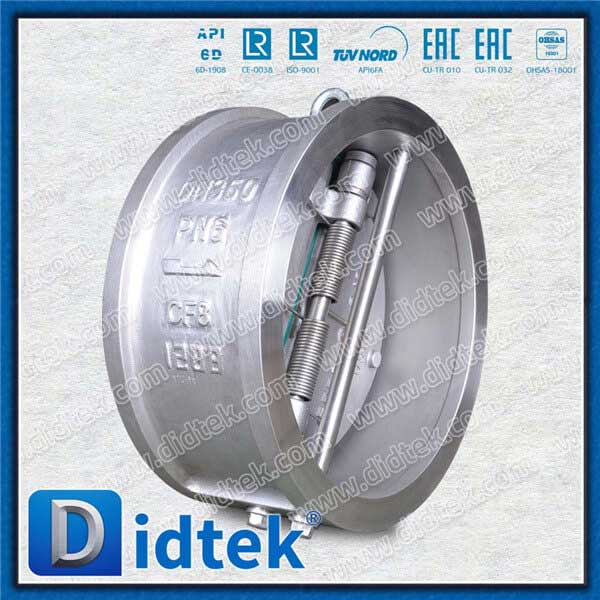 Stainless Steel CF8 Vition Seated Wafer Check Valve
