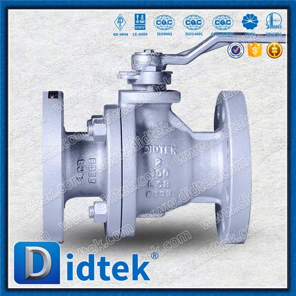 2PC LCB Flanged Ball Valve with Lever Operated