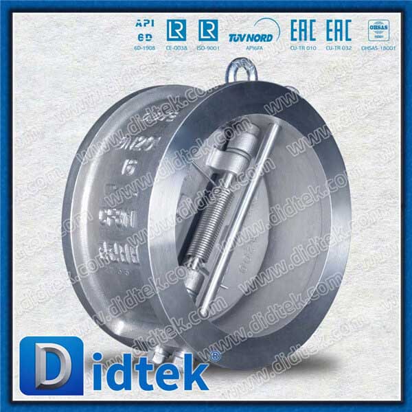 DN200 Stainless Steel Duo Plate Wafer Check Valve