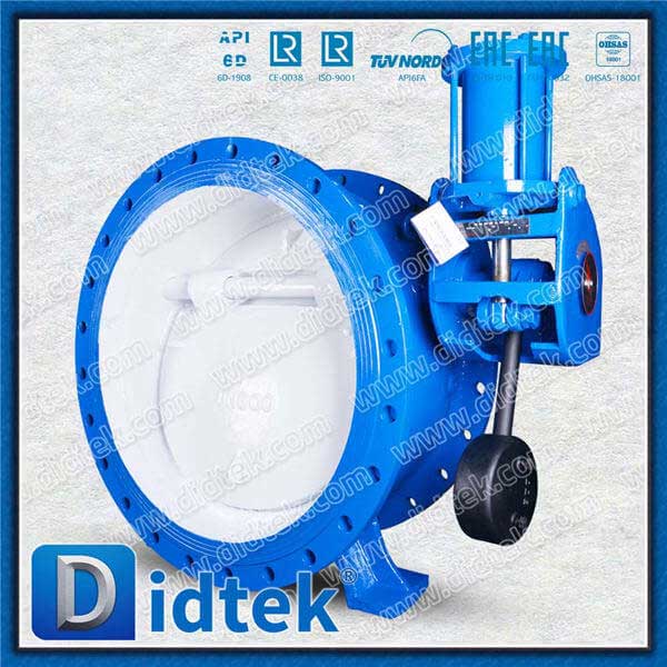 Butterfly Check Valve With Hydraulic and Counterweight