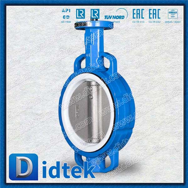 PTFE Sealing Ductile Iron GGG40 Concentric Butterfly Valve