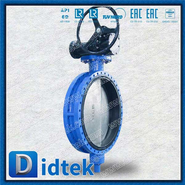 EPDM Seat Ductile Iron Wafer U Type Butterfly Valve