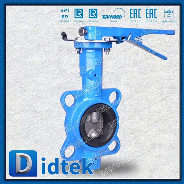 Pinless 2 Piece Shaft Wafer Concentric Butterfly Valve
