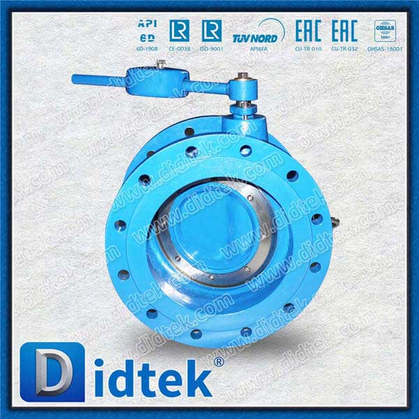 Butterfly Check Valve With Hydraulic Counterweight