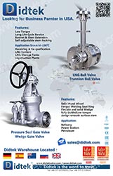 Didtek Valve World Journal April-LNG Ball Valve&Pressure Seal Gate Valve
